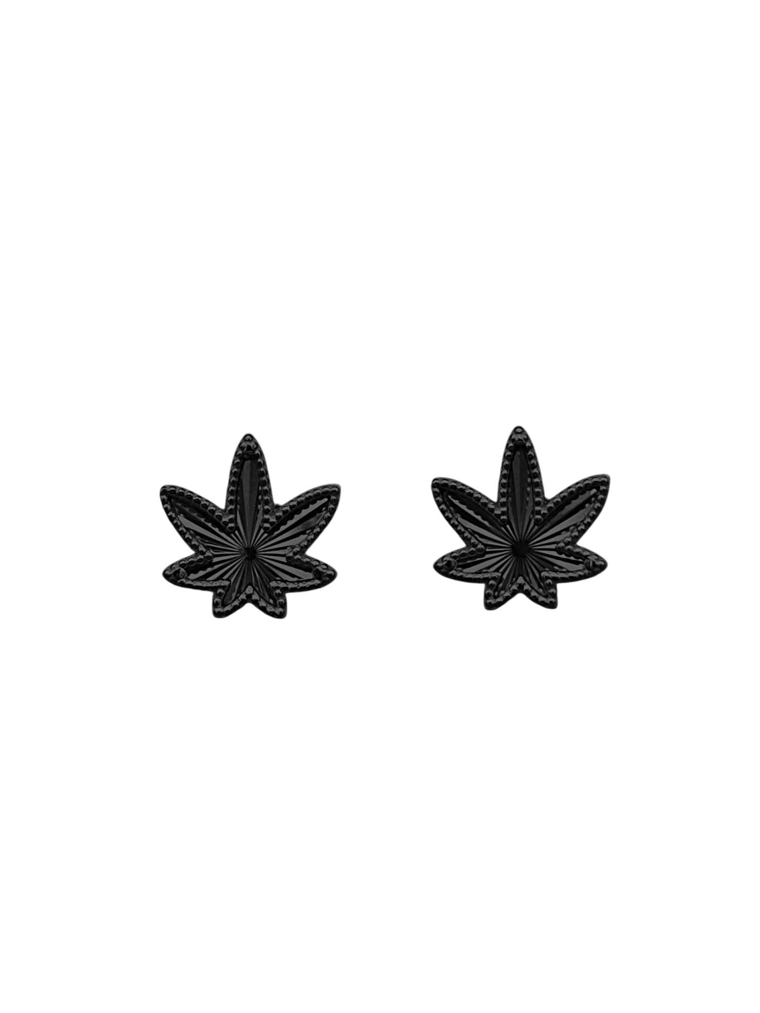 Black Stud Earrings